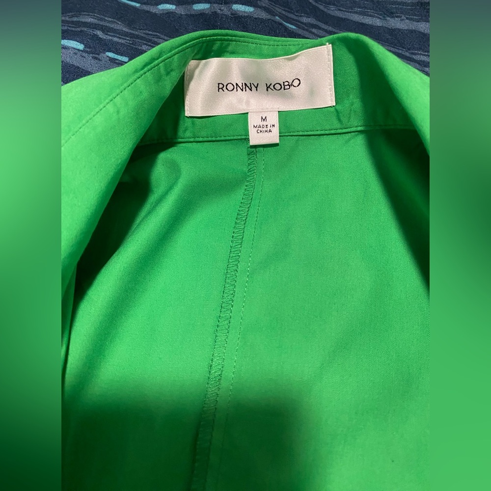 Ronny Kobo Collection Green Moscow Top - Picture 9 of 10